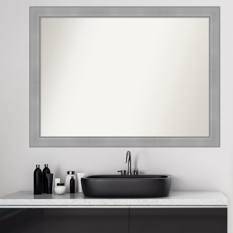 Latitude Run® Vista Brushed Nickel 22.25 in. x 28.25 in. Bathroom